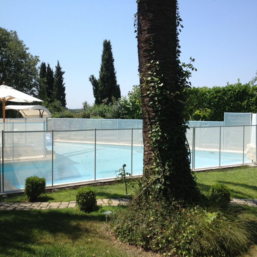 Installation barrière de sécurité piscine à Opio (06)
